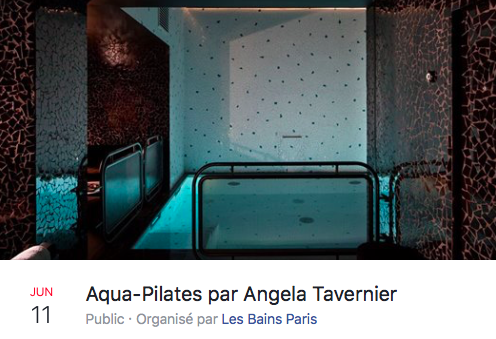 Aqua-Pilates le 11 et 12 juin à Les Bains, Paris